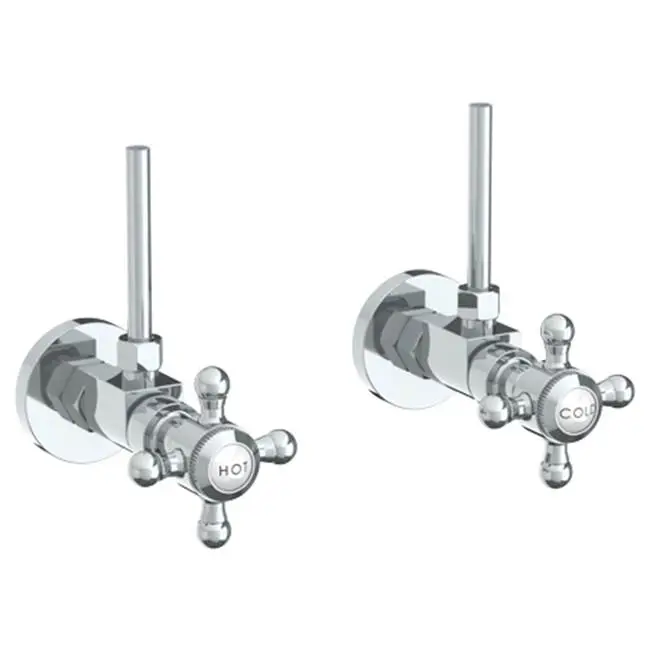 Lavatory Angle Stop Kit -1/2" Compression x 3/8" OD Compression