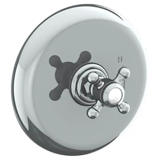 Wall Mounted Pressure Balance Shower Trim, 7" dia.