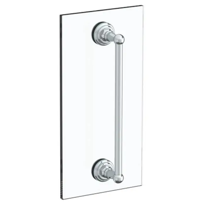 Rochester 18" shower door pull/ glass mount towel bar