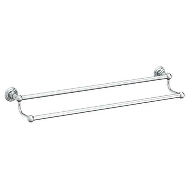 Wall Mounted Double Towel Bar, 24"