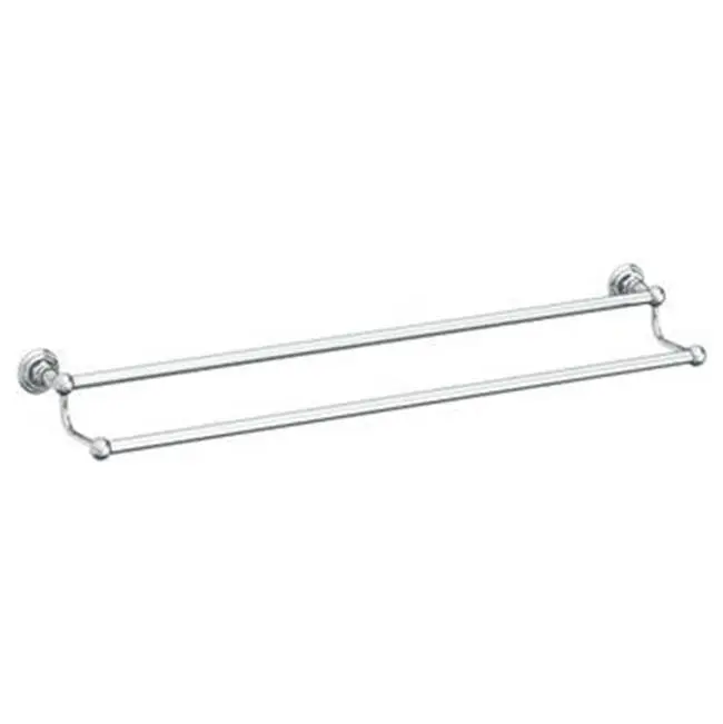 Wall Mounted Double Towel Bar, 30"
