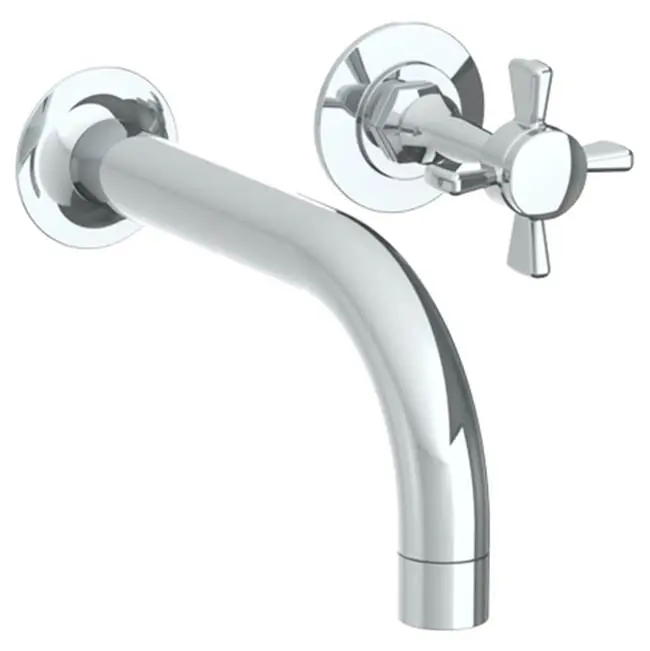 Wall Mounted 2 Hole Lavatory Set with 7 1/2" CTC Spout