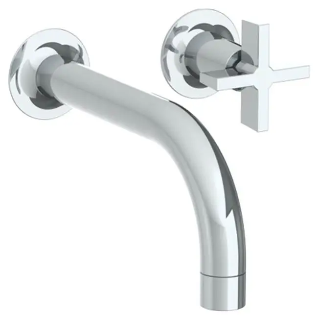 Wall Mounted 2 Hole Lavatory Set with 7 1/2" CTC Spout