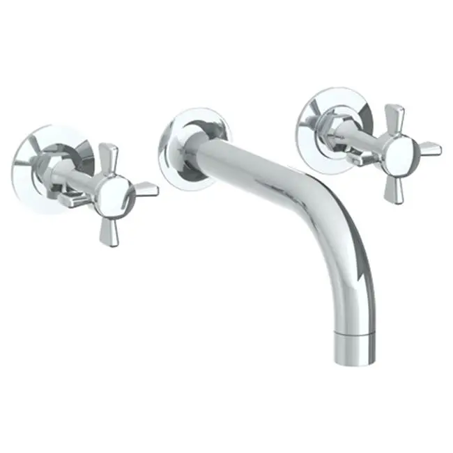 Wall Mounted 3 Hole Lavatory Set with 7 1/2" CTC Spout