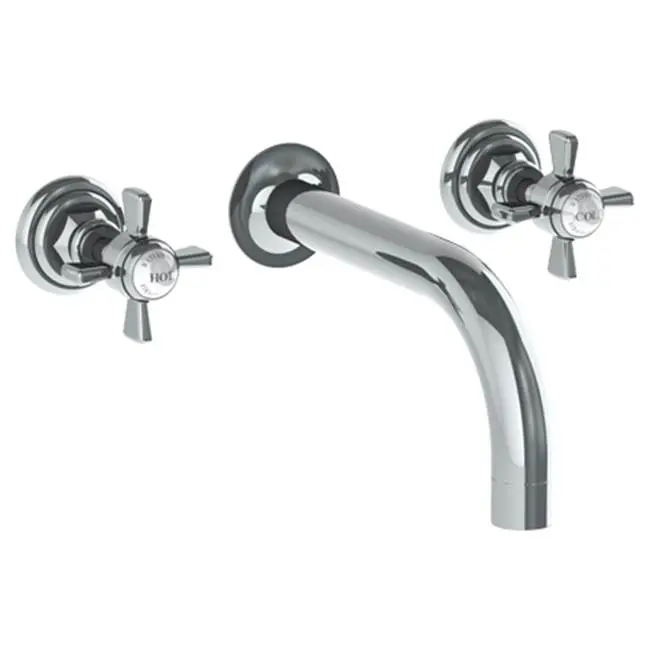 Wall Mounted 3 Hole Lavatory Set with 7 1/2" CTC Spout