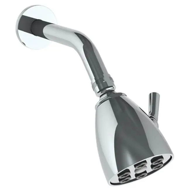 Wall Mounted Showerhead, 2-3/4" dia with 6" Arm and Flange