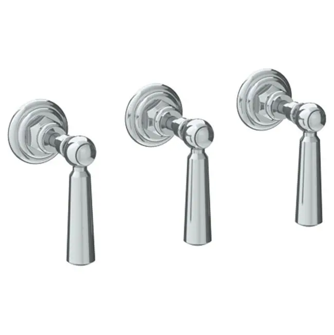 Wall Mounted 3-Valve Shower Trim