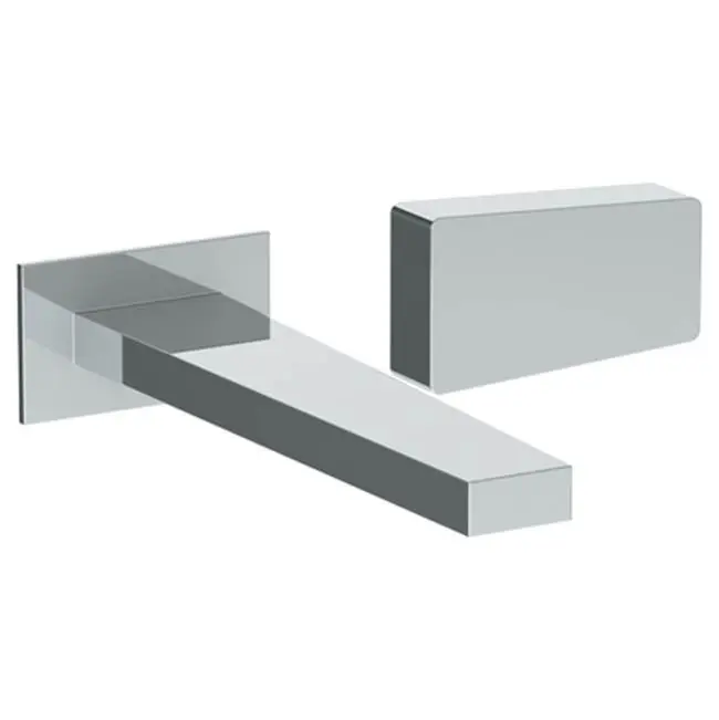 Wall Mounted 2 Hole Lavatory Set with 7 3/4" CTC Spout