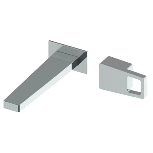 Wall Mounted 2 Hole Lavatory Set with 7 3/4" CTC Spout