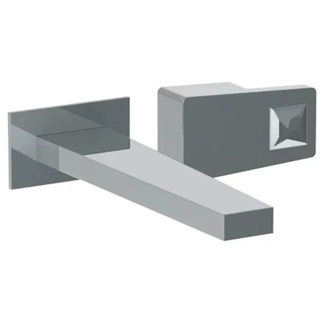 Wall Mounted 2 Hole Lavatory Set with 7 3/4" CTC Spout