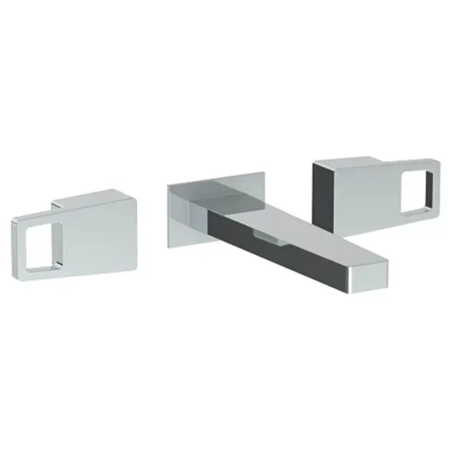 Wall Mounted 3 Hole Lavatory Set with 7 3/4" CTC Spout
