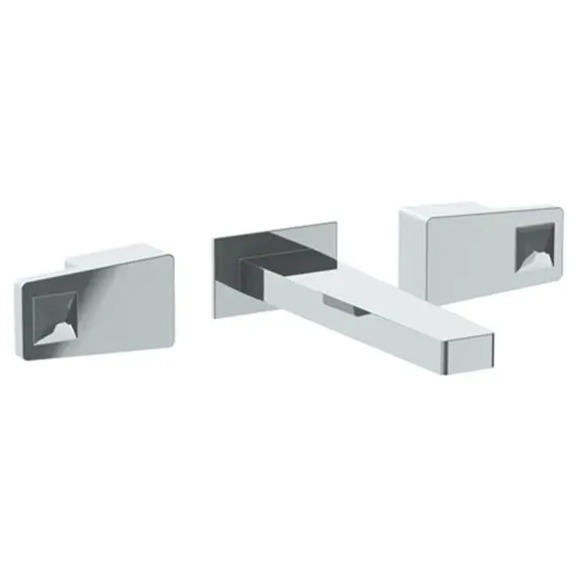 Wall Mounted 3 Hole Lavatory Set with 7 3/4" CTC Spout