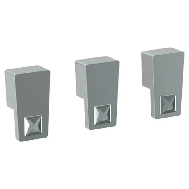Wall Mounted 3-Valve Shower Trim