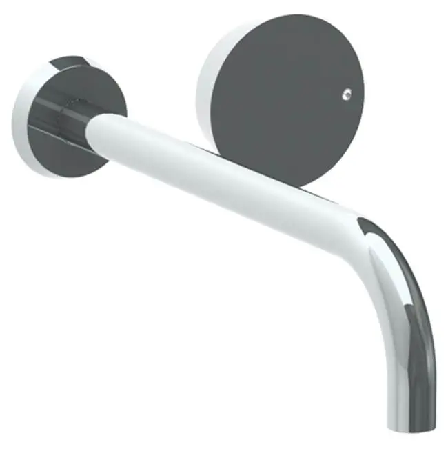 Wall Mounted 2 Hole Lavatory Set with 11 7/8" spout