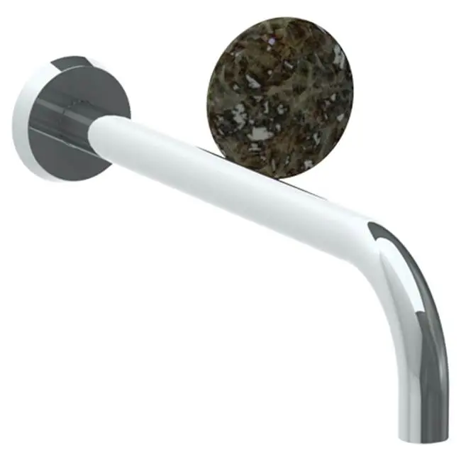 Wall Mounted 2 Hole Lavatory Set with 11 7/8" spout