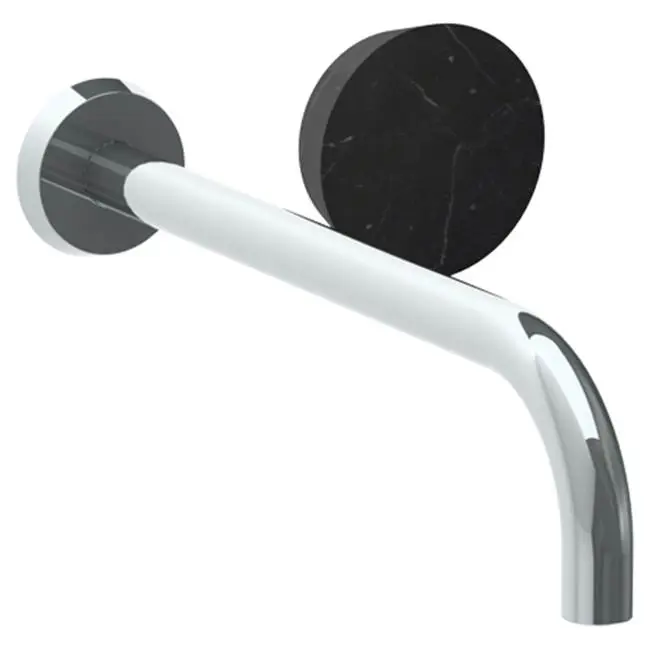 Wall Mounted 2 Hole Lavatory Set with 11 7/8" spout