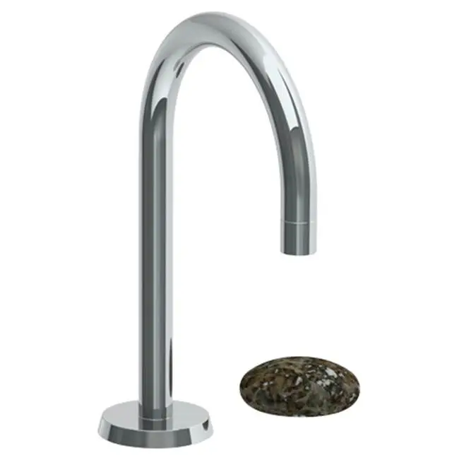 Deck Mounted 2 Hole Gooseneck Lavatory Set