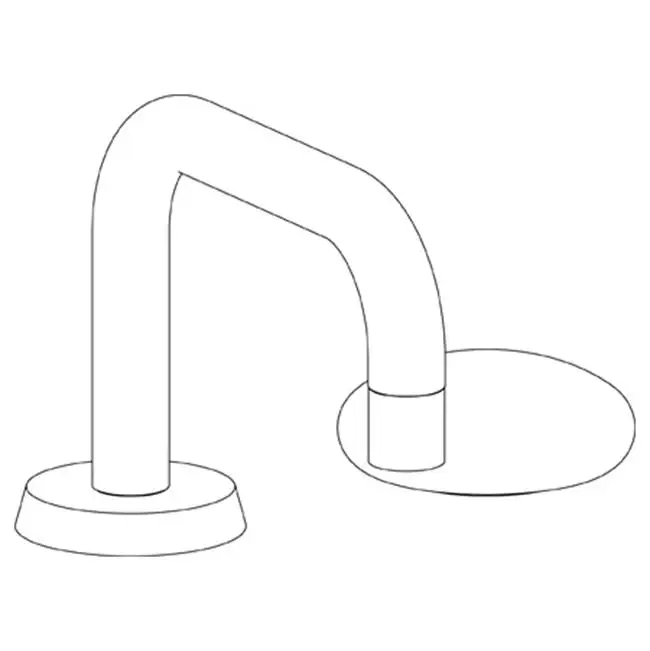 Deck Mounted 2 Hole Square Lavatory Set
