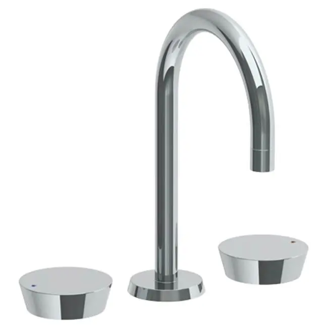 Deck Mounted 3 Hole Gooseneck Lavatory Set