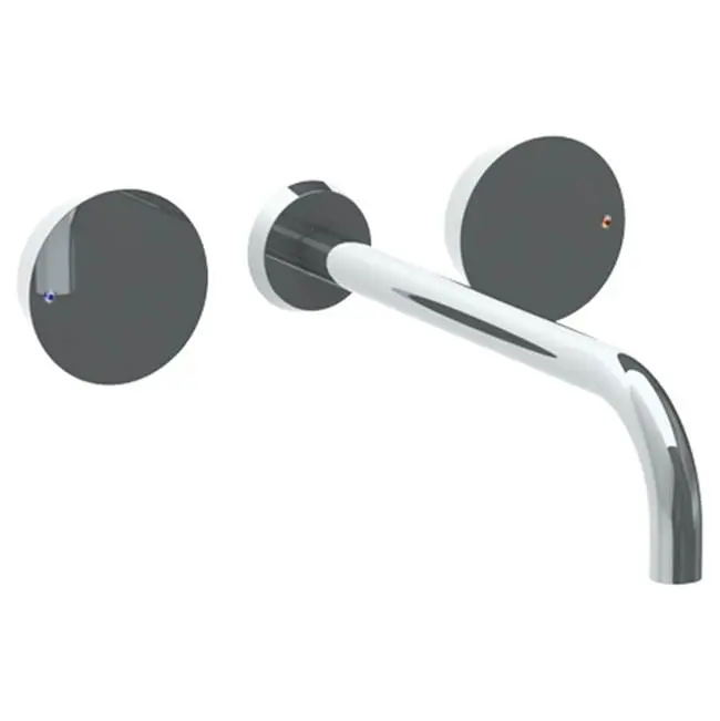 Wall Mounted 3 Hole Lavatory Set with 11 7/8" spout
