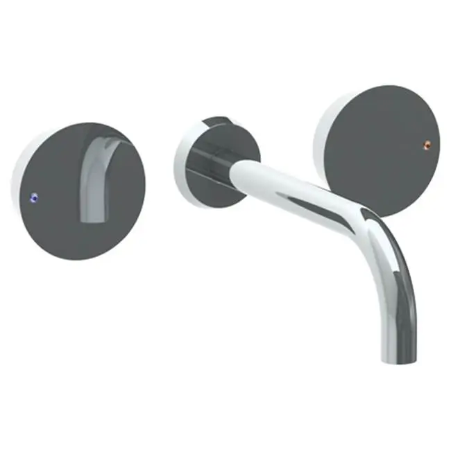 Wall Mounted 3 Hole Lavatory Set with 8 3/4" spout