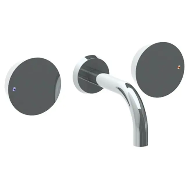 Wall Mounted 3 Hole Lavatory Set with 6" spout
