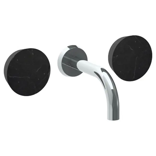 Wall Mounted 3 Hole Lavatory Set with 6" spout