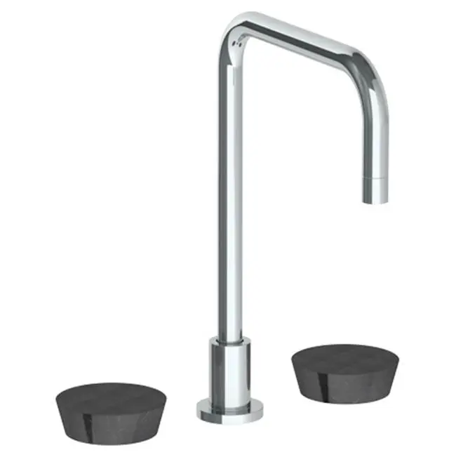 Deck Mounted 3 Hole Square Top Kitchen Faucet