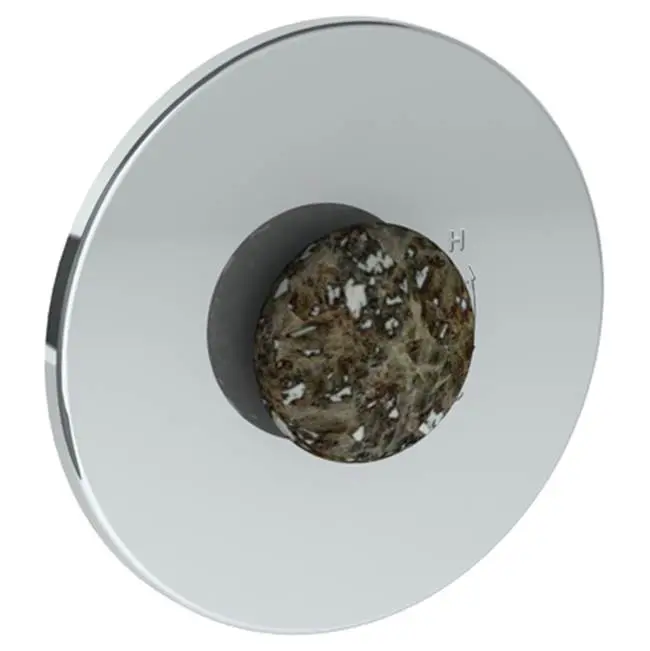 Wall Mounted Pressure Balance Shower Trim, 7" dia.