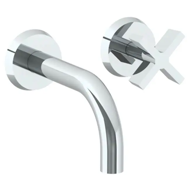 Wall Mounted 2 Hole Lavatory Set with 6
