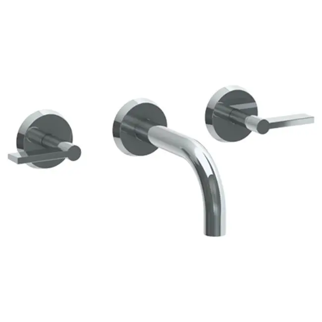 Wall Mounted 3 Hole Lavatory Set with 6" spout