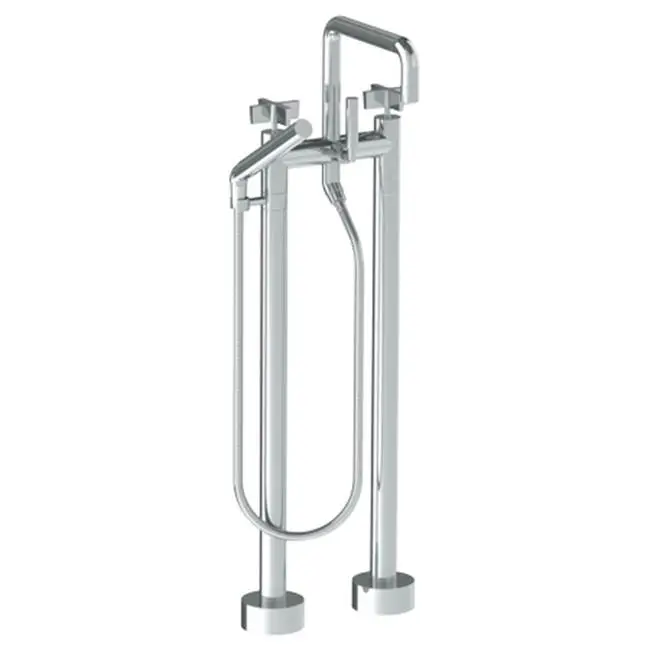 Floor Standing Bath set with Slim Hand Shower