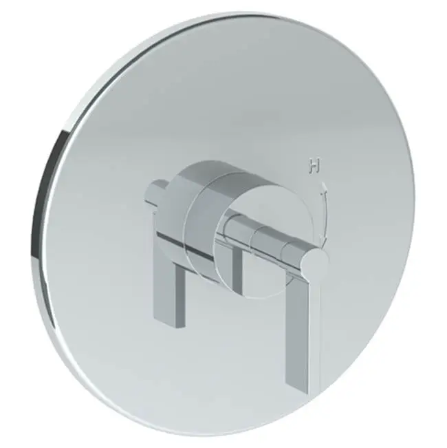 Wall Mounted Pressure Balance Shower Trim, 7" dia.