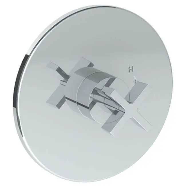 Wall Mounted Pressure Balance Shower Trim, 7" dia.
