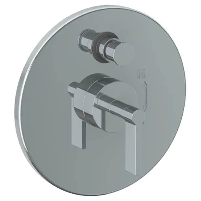 Wall Mounted Pressure Balance Shower Trim with Diverter, 7" dia.