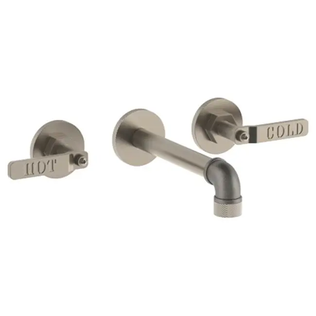 Wall Mounted 3 Hole Lavatory Set with 7.5" spout
