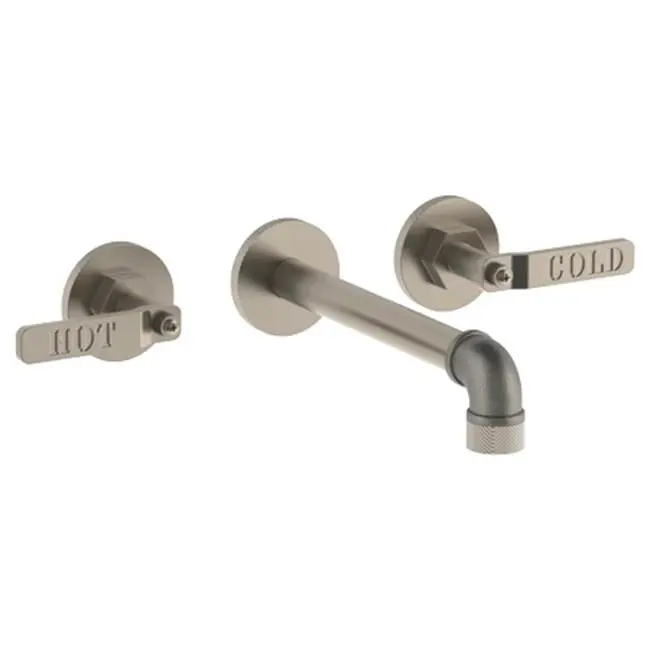Wall Mounted 3 Hole Lavatory Set with 8.5" spout