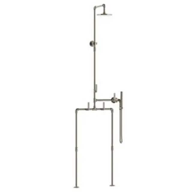 Floor Mounted Exposed Shower