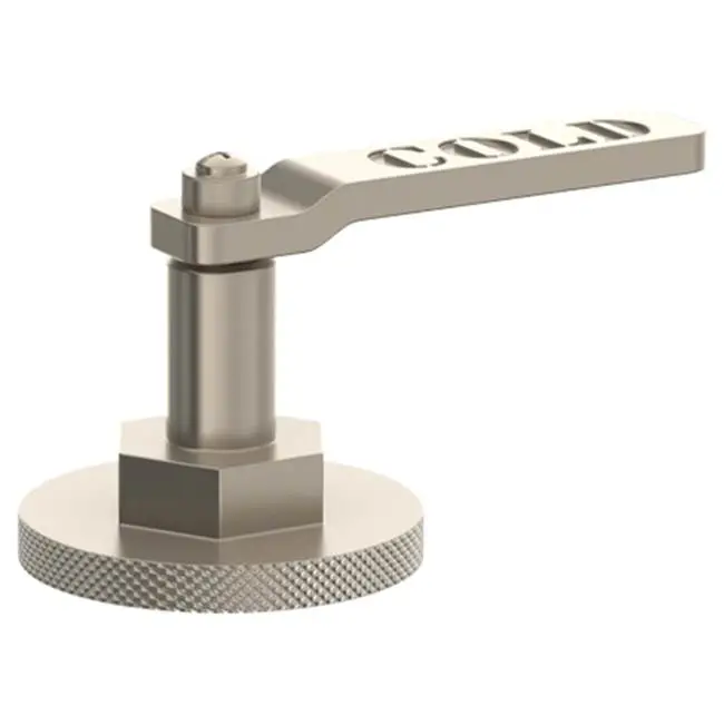 Trim For Deck Mounted Valve. Engraved "COLD"