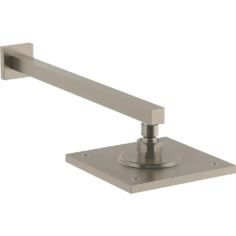 Wall Mounted Showerhead, 7-7/8" sq with 14-3/4" Arm and Flange