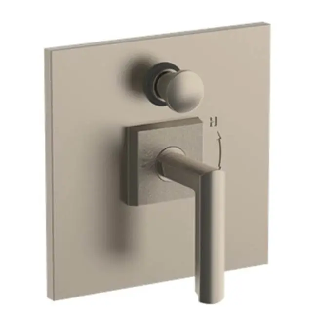 Wall Mounted Pressure Balance Shower Trim with Diverter, 7"