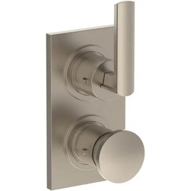 Wall Mounted Thermostatic Shower Trim with built-in control, 3 1/2" x 6 1/4"