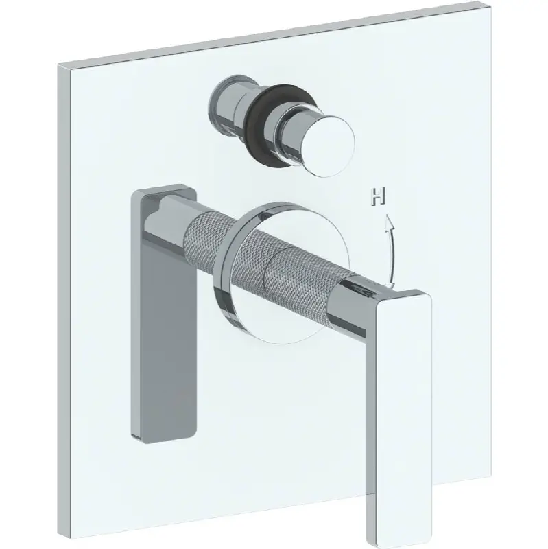 Wall Mounted Pressure Balance Shower Trim with Diverter, 7" dia.