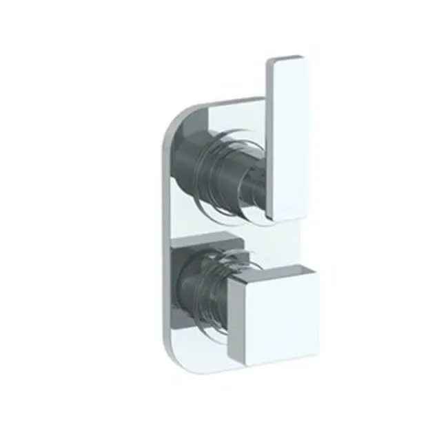 Wall Mounted Thermostatic Shower Trim with built-in control, 3 1/2" x 6 1/4"