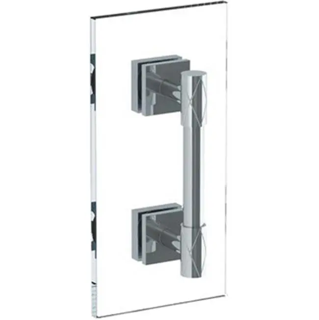 Lily 18" Shower Door Pull/ Glass Mount Towel Bar