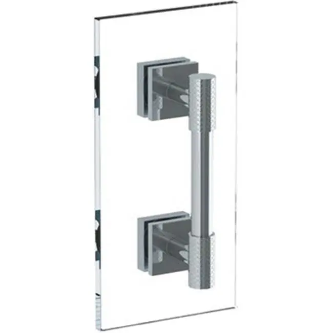 Lily 18" Shower Door Pull/ Glass Mount Towel Bar