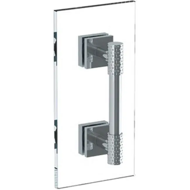 Lily 18" Shower Door Pull/ Glass Mount Towel Bar