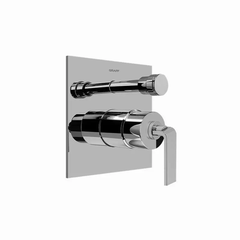 Immersion Pressure Balancing Valve Trim with Handle and Diverter (Trim)