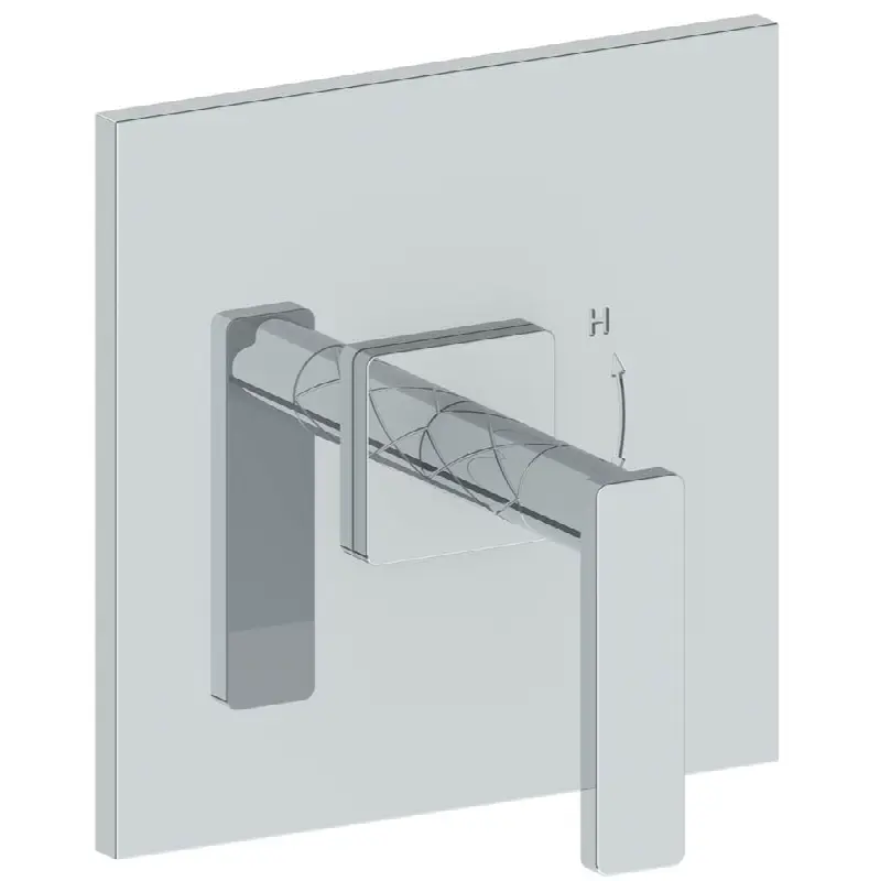 Wall Mounted Pressure Balance Shower Trim, 7" dia.
