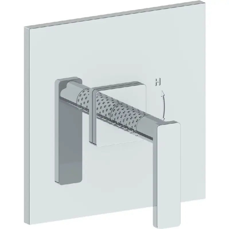 Wall Mounted Pressure Balance Shower Trim, 7" dia.